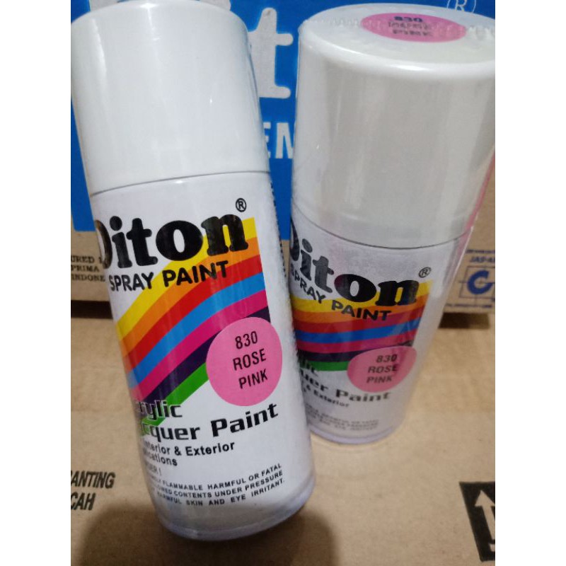 Pilok Pylok Pilox Cat Semprot Diton Rose Pink 830 Ping Muda 150cc .