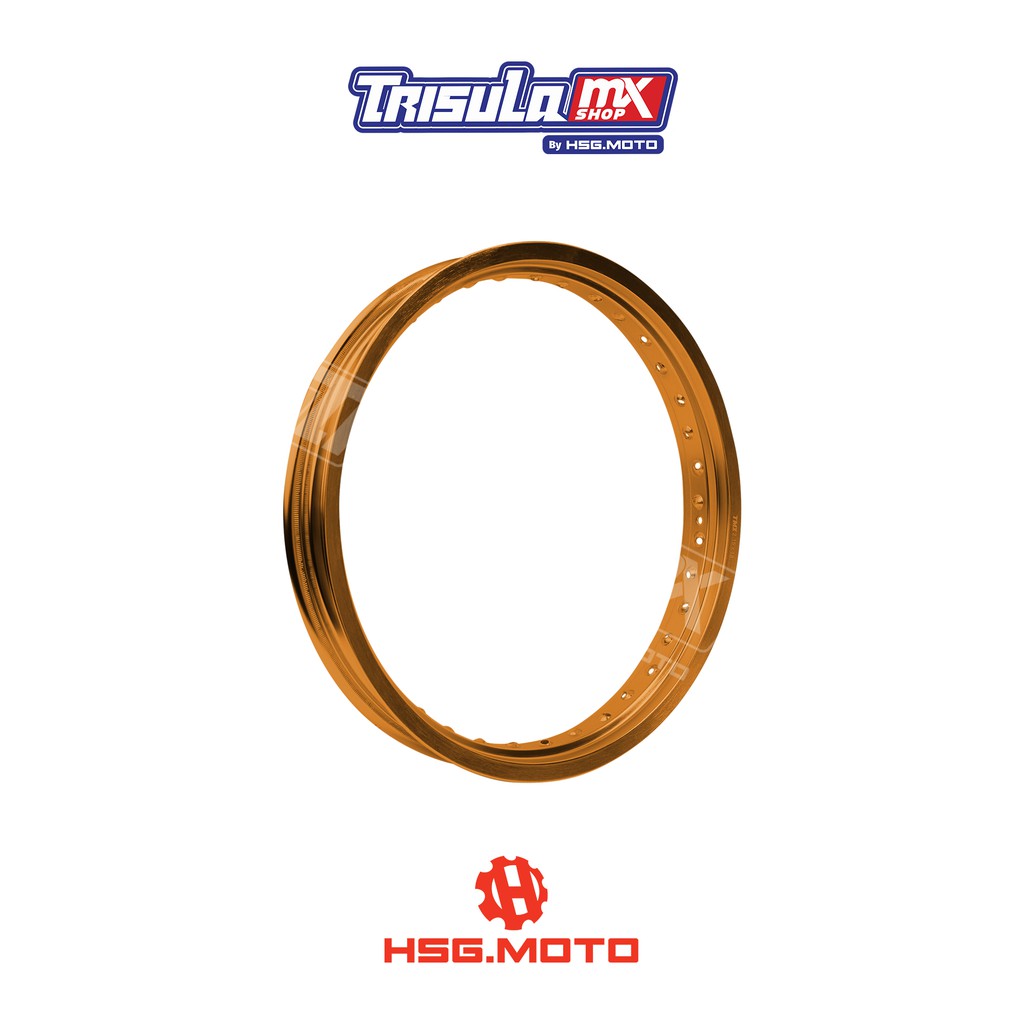 VELG TRAIL BELAKANG TMX ALUM MT RIM 2.15x18 36H - GOLD