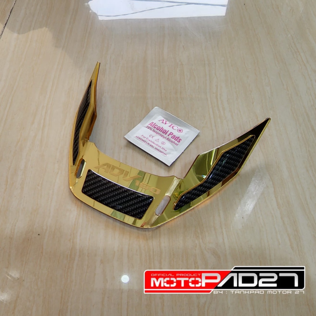 motopad27 garnish spakbor depan honda adv 160 akrilik