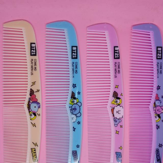 SISIR RAMBUT Panjang Motif BTS COMB