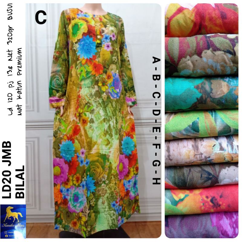 Daster jumbo lengan panjang merk Kuda Mas