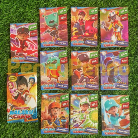 Kartu / Trading Card Game Boboiboy Galaxy 1 Pack isi 10 Kartu Merek DG
