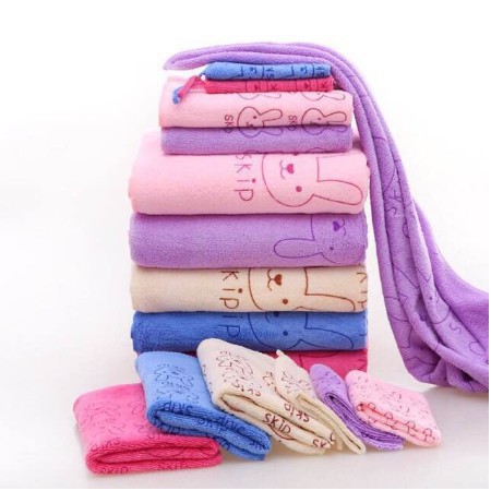 MoonLand 436 COD Wearable Bath Towel 3 In 1 Set  / Handuk Mandi  Multi Karakter IMPORT