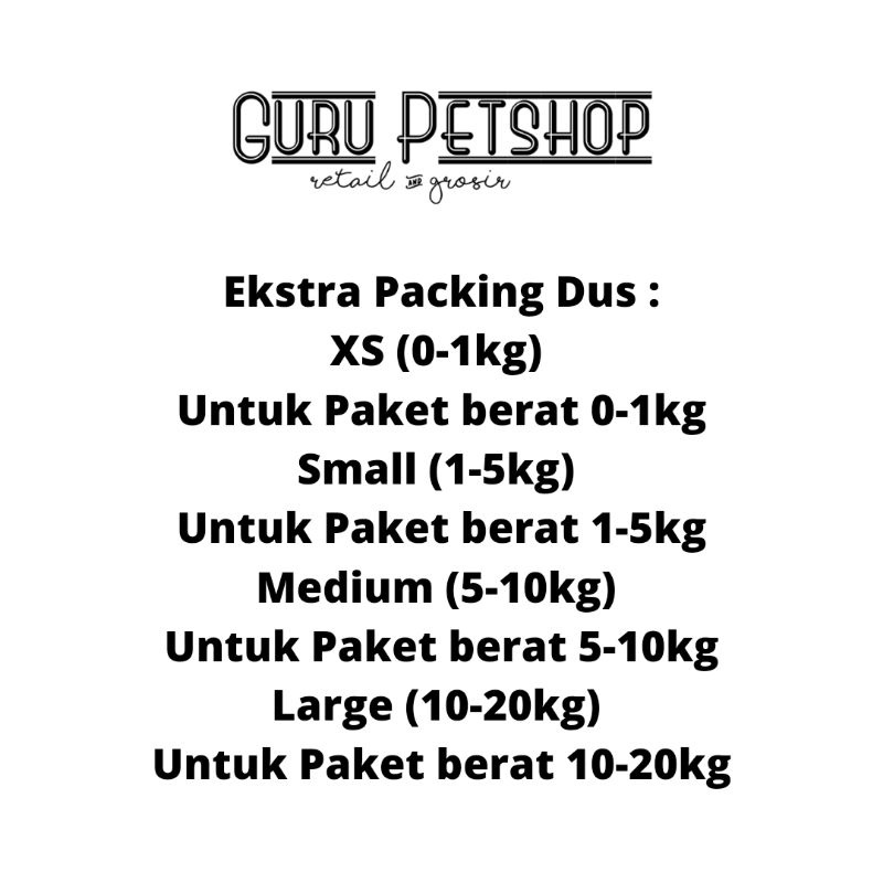 Ekstra Packing Dus dan Bubble Wrap