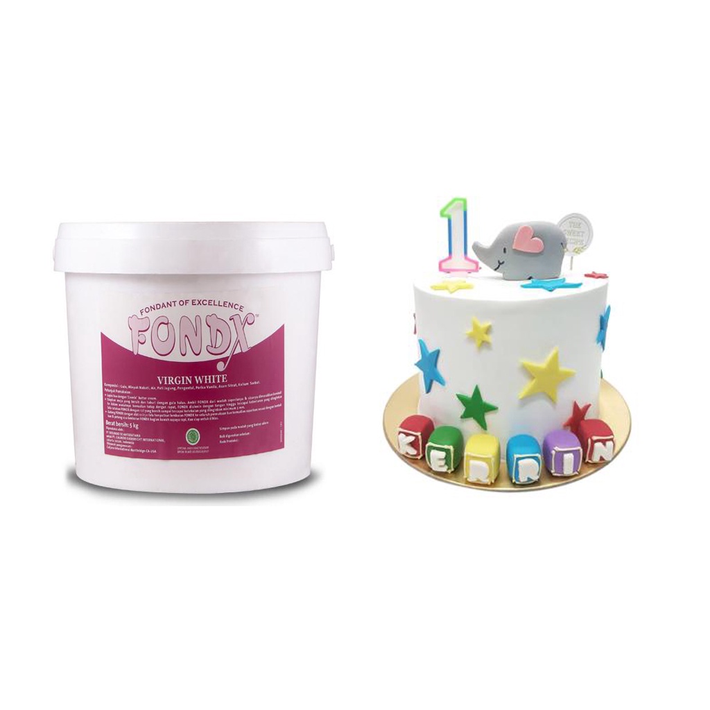 

Fondant FONDX Vanila 250 gram (ECR) / FONDX Kue Tart / Pelapis Kue Tart