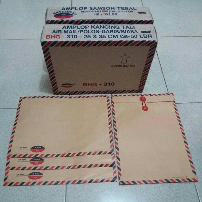 

Amplop Coklat Tali Folio F4 Amplop Airmail BHG Dokumen Document