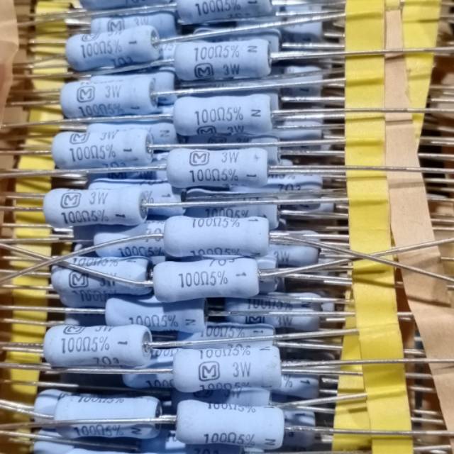 Resistor 100 ohm 3 watt