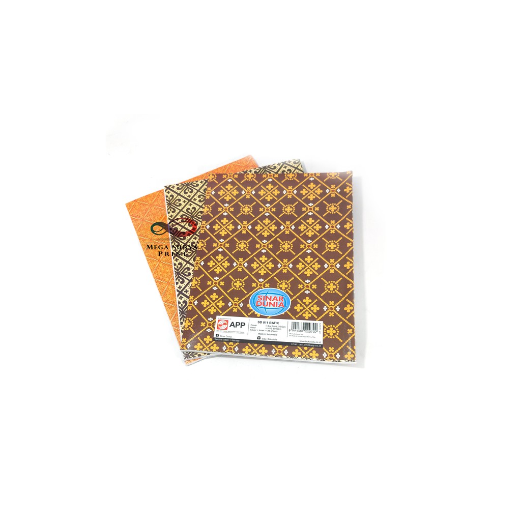 

Sidu Buku Tulis Batik 38 L