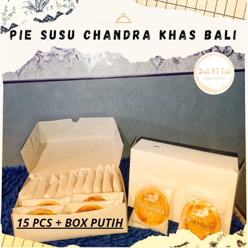 [BALI] - Pie Susu || Pie Kacang || Cokies Chandra isi 10 Pcs