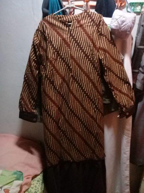 Termurah!! (ori & Busui) Gamis Batik Rempel Manggar, Padi,sekar,kubis, Meisya Style Syari - Kg075