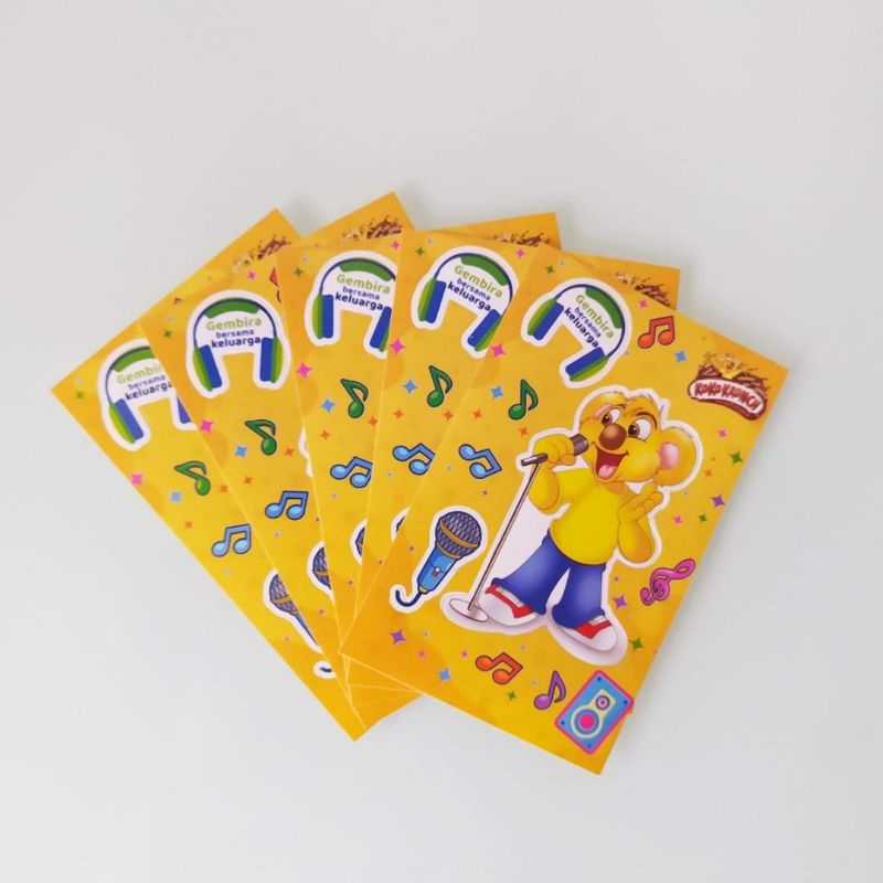 

Stiker sticker anak koko krunch