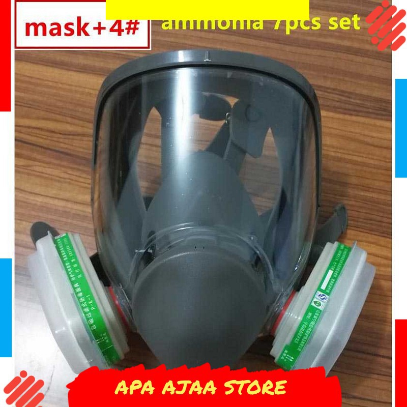 Hot Promo ! 3M Masker Gas Amonia Full Face Respirator - 6800 no.4