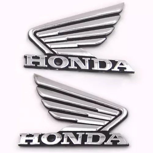 Emblem Sayap Honda 3D Stiker Wing Timbul Astrea Variasi 2 Pcs Satu Set Logo Wings Sepasang Kanan Dan Kiri Full Crome Croom Sticker Badge Chrome Vario Beat Straight Plate Lurus Motor Tebal Kaku Termurah Gold Silver Color 150 Kualitas Terbaik Murah Cutting