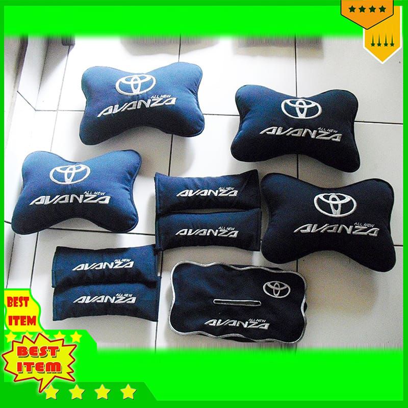 bantal all new toyota avanza aksesoris interior mobil avanza bantal tulang
