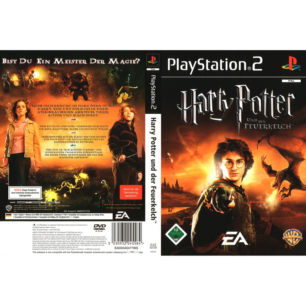 Kaset PS2 Game Harry Potter and The Goblet of Fire