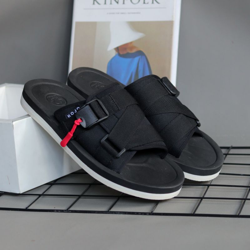 Sandal Pria Kekinian Sendal Slide Casual Slop Main Nongkrong Terbaru Keren Anti Slip