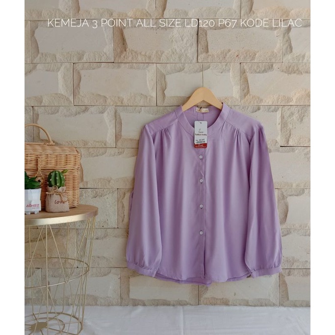 Kemeja Blouse Wanita 3point