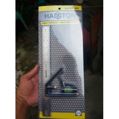 Combination Try Square / Penggaris Siku Tukang Waterpas PROHEX