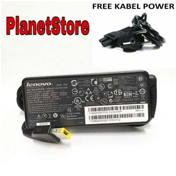 [ORIGINAL]-Charger Laptop Lenovo S210 S205 S206 S215 G400 G400s G405 G405S G400AS 20V 2.25A USB