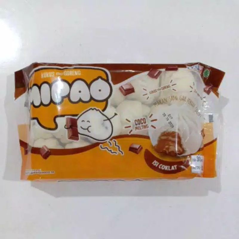 

Mipao Coklat Pandan Strauberry dan Vanilla Isi 30 biji