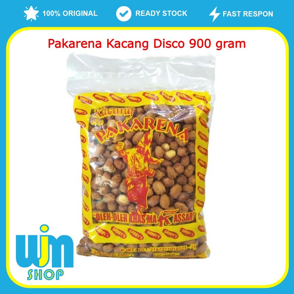 

Pakarena Kacang Disco 900 Gram Cemilan Khas Makassar