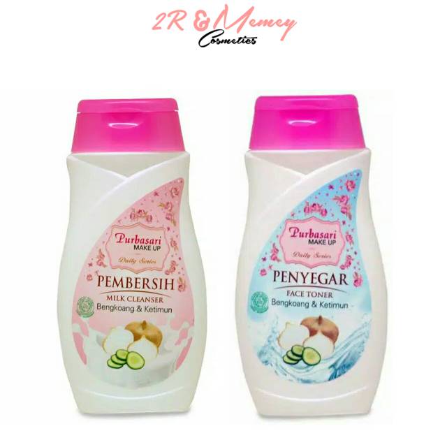 PURBASARI Penyegar Pembersih Bengkuang &amp; Ketimun / Face Toner Milk Cleanser