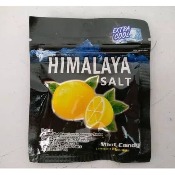 

504Omekho Himalayan Salt Candy /Permen Segar Mint Rasa Lemon Satuan-Anti Oksidan Jy60Jhh