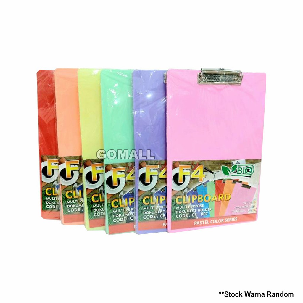 

Papan clipboard warna Folio / F4