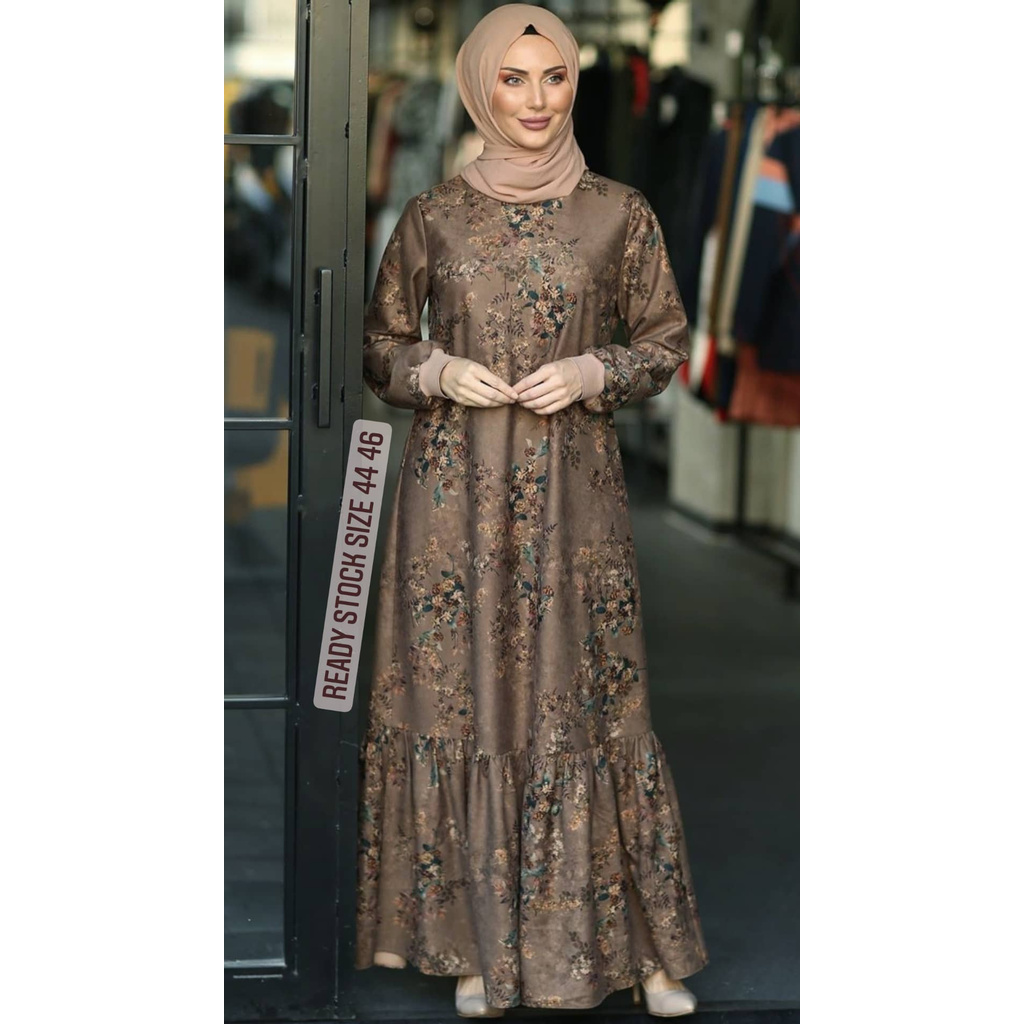 Dress Original Turki Brown