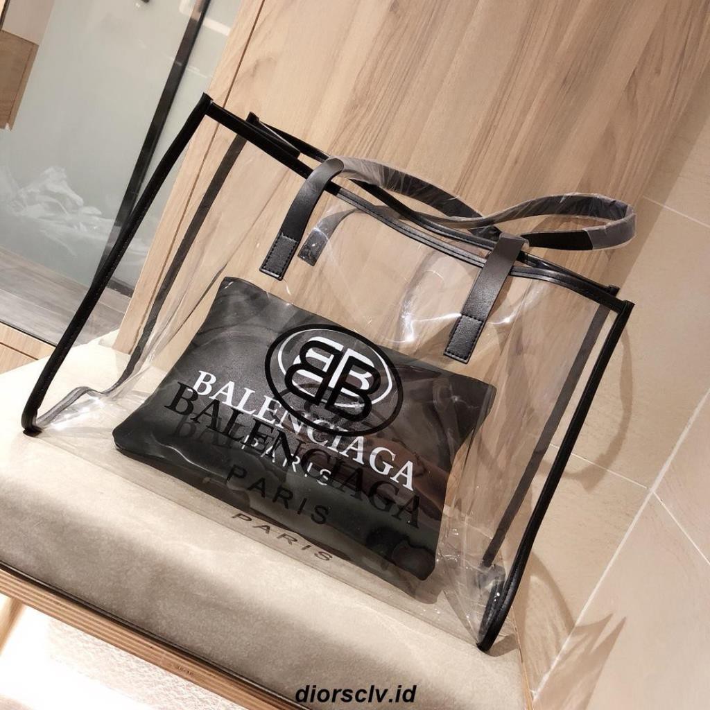 balenciaga transparent bag