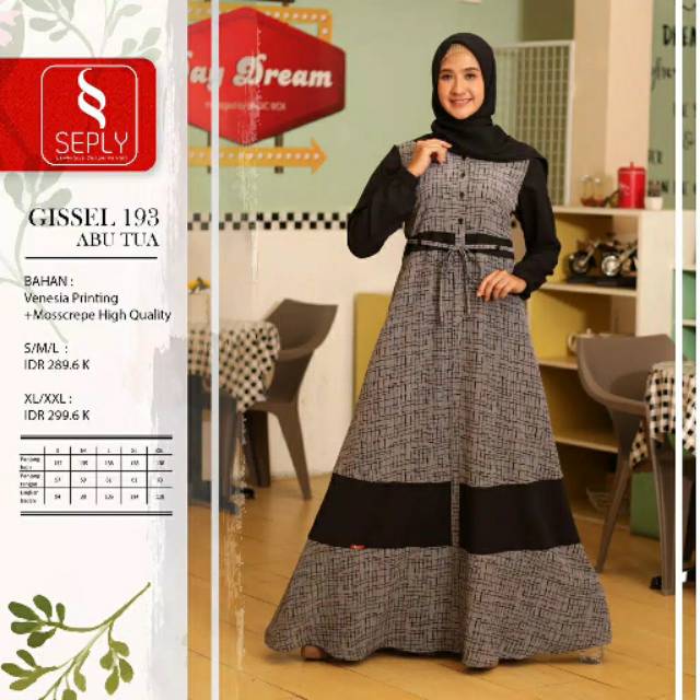 Gamis dewasa seply