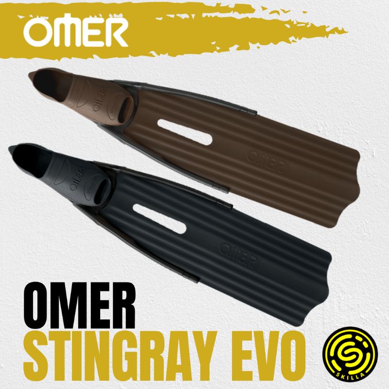 Omer Stingray EVO Freediving Long Fins