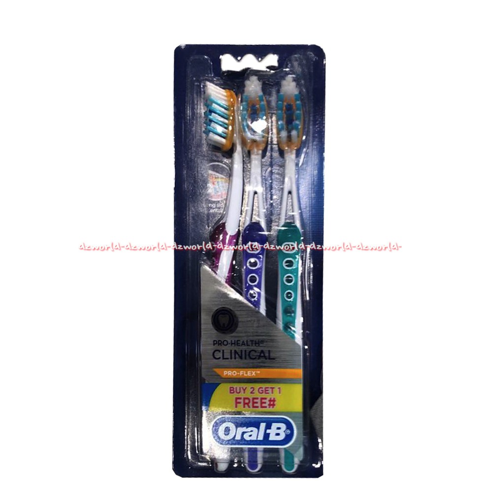 Sikat Gigi Oral B advantage complate 5 way clean buy 2 get 1 Free toothbrush OralB Prohealt Clinical