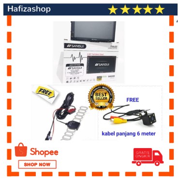 tv mobil double din head unit sansui sa-5202i