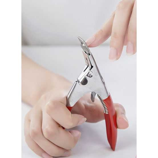 Gunting Kuku Pisau Melengkung Nail Trimmer Manicure Stainless Steel