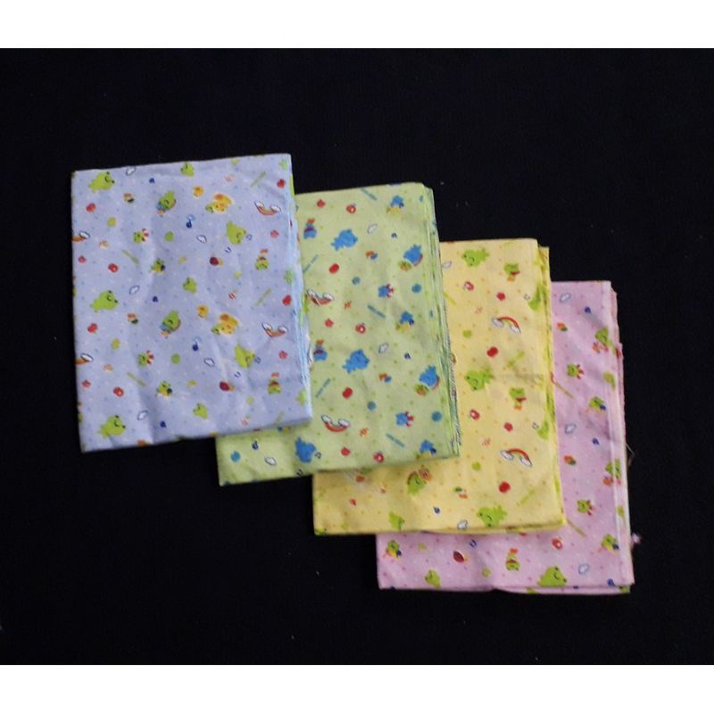 12 pcs bedong bayi selimut bayi termurah / gedong bayi murah kain flanel size 90x80
