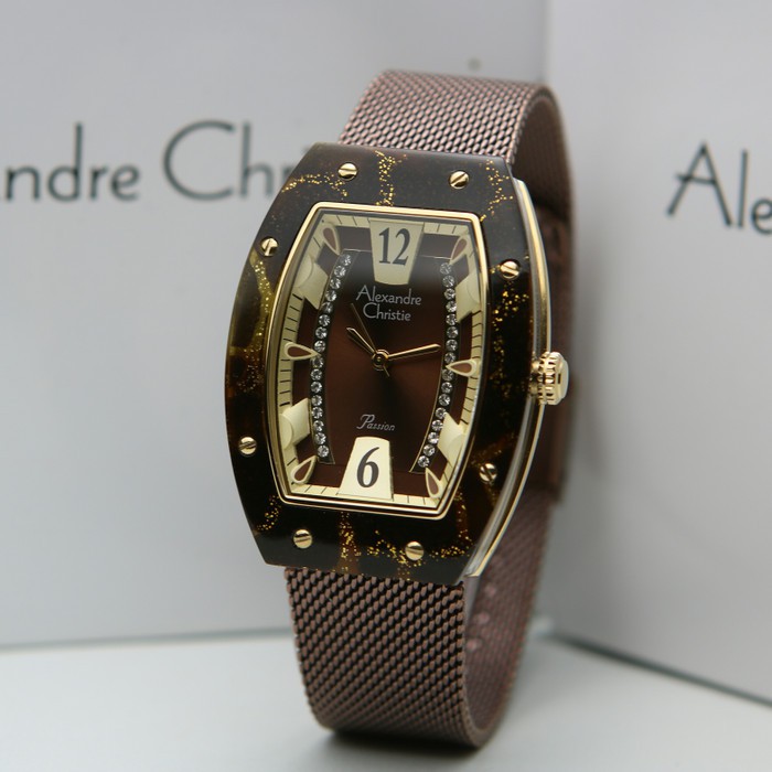 ORIGINAL Jam Tangan Wanita Alexandre Christie AC 2856 / AC2856 / 2856 Garansi Resmi 1 Tahun.