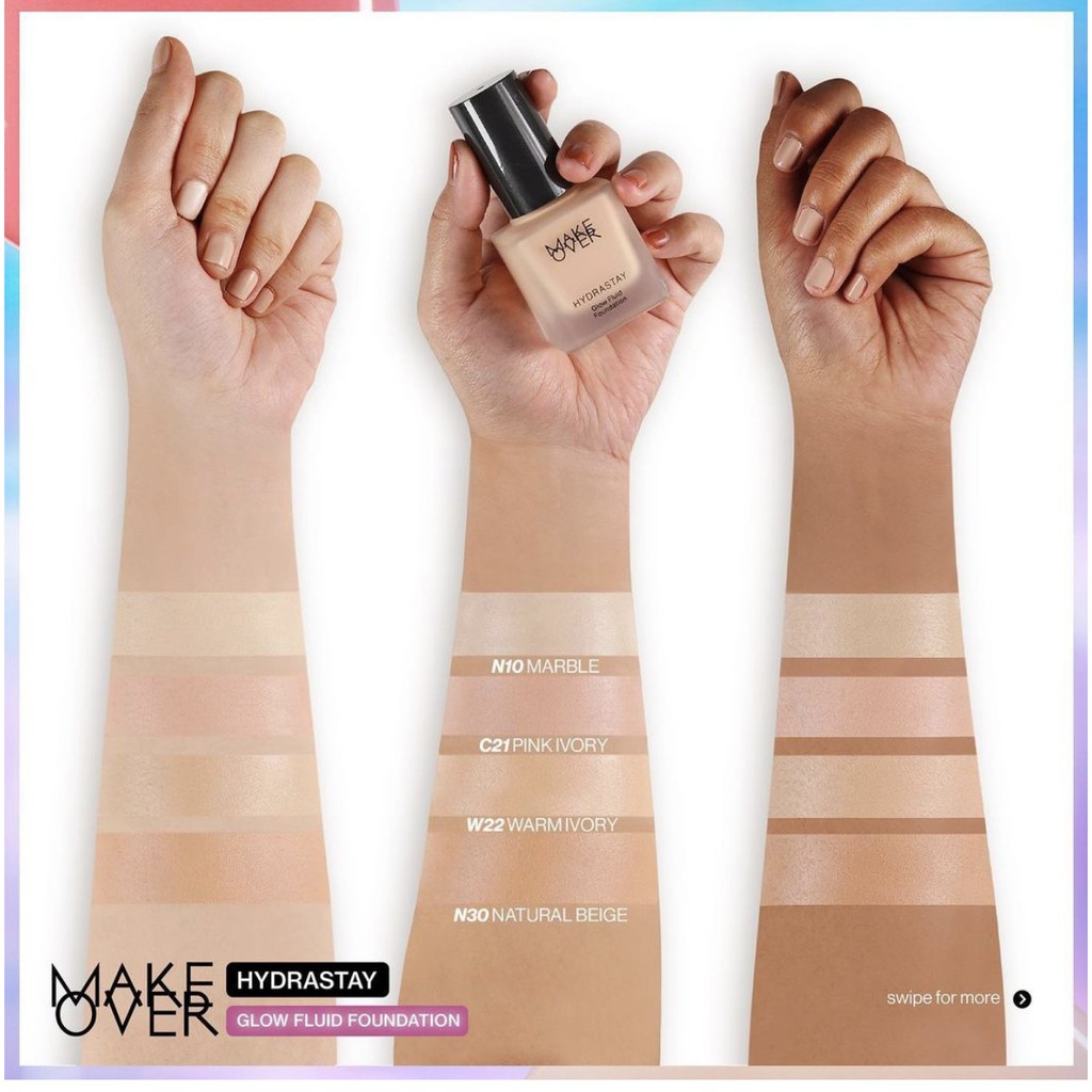 MAKE OVER Hydrastay Glow Fluid Foundation 35ml