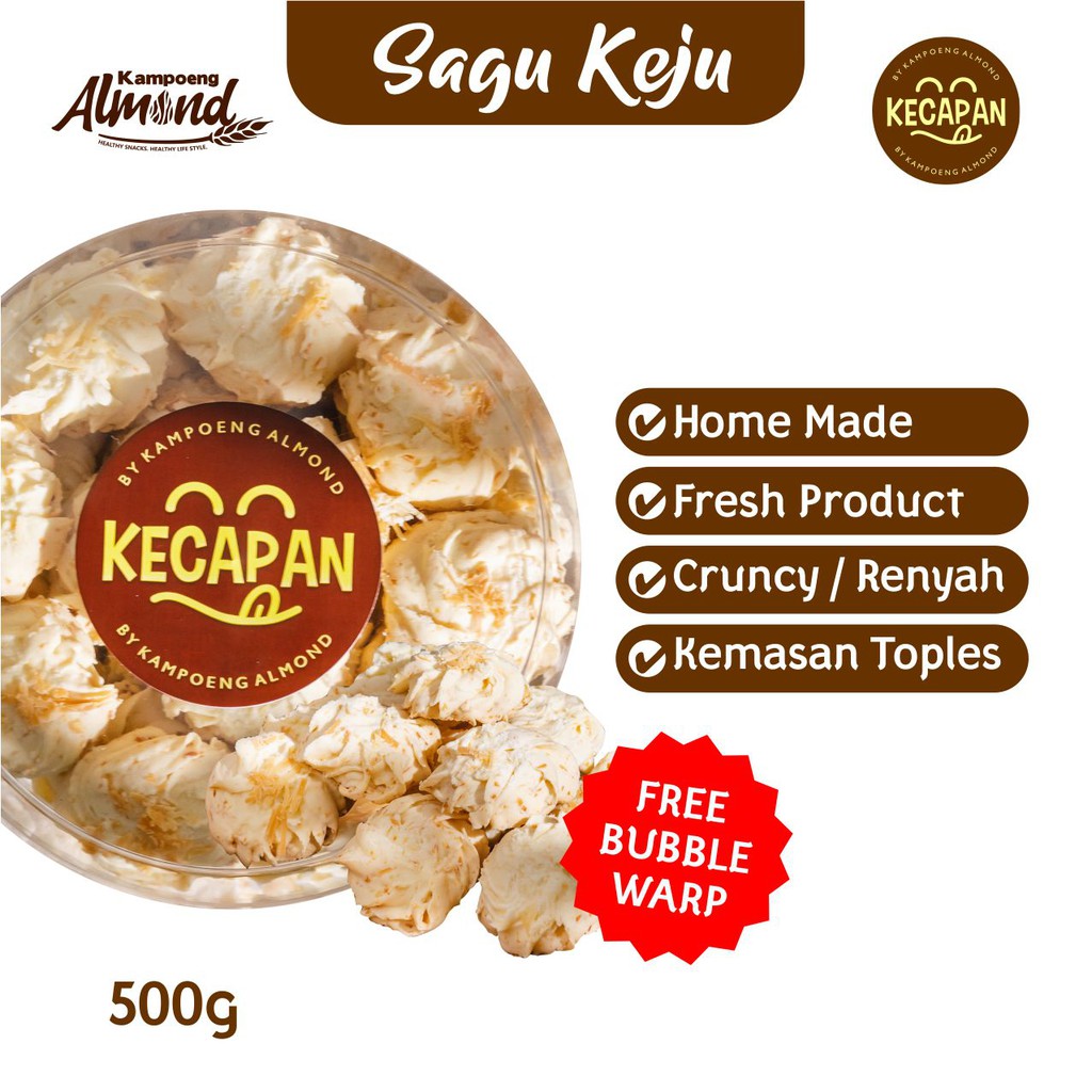 

Kue Sagu Keju Homemade Premium - Toples Uk. 500 Gr