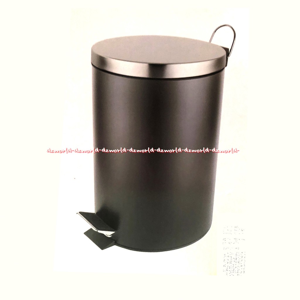 Krisbow Classic Round Step Bin 5L Tong Sampah Dengan Pedal Injakan