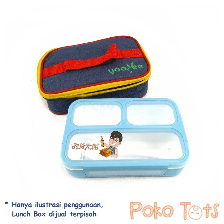 Yooyee Tas Lunch Box Mini Tas Bekal Polos untuk Yoo Yee 606