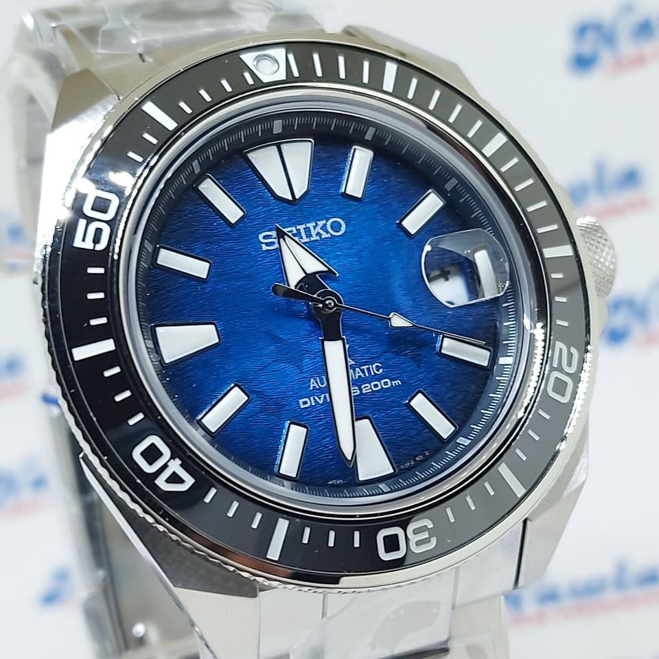 Seiko Prospex SRPE33K1 King Samurai Manta Ray Divers - Jam Tangan Pria SRPE33 Save the Ocean