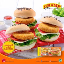 

Isian Burger Daging Ayam Champ