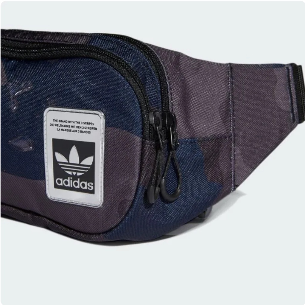 Adidas Camo Waist Bag Grey Six H34639 Tas Pinggang Original 100%