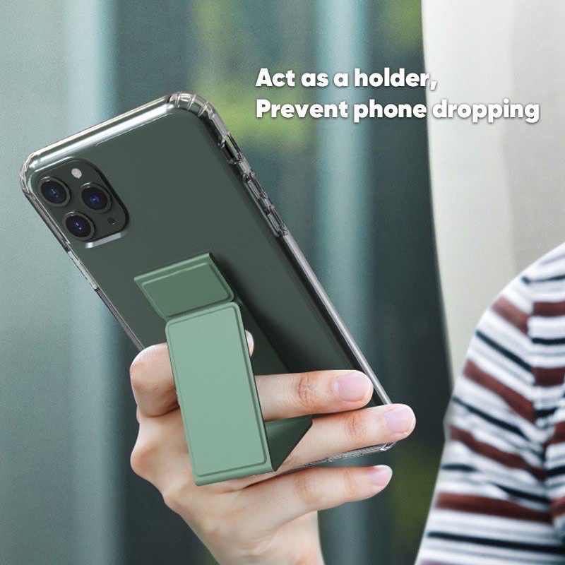 Magnetic Finger Grip 2 in 1 Stand Phone Holder Magnet Warna Warni Untuk Semua Jenis HP iPhone Android Samsung Xiaomi Vivo Oppo Multi Band