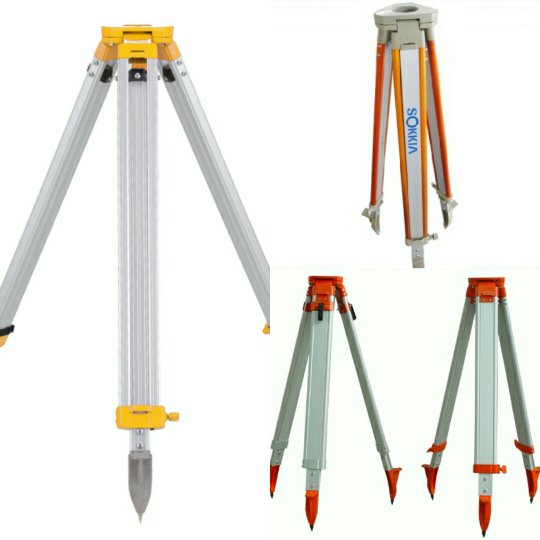 Tripod Alumunium Statif Total Station Theodolite Waterpass Geodetik