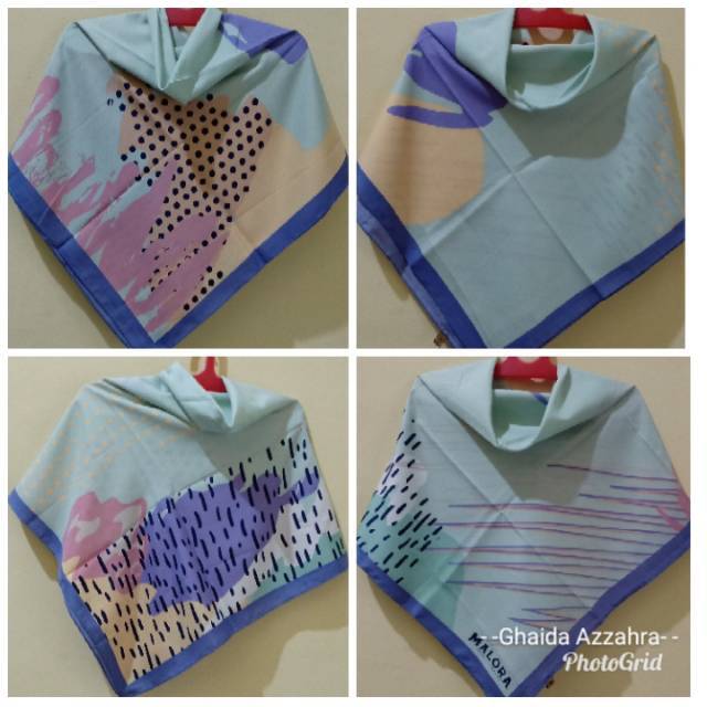 Jilbab segiempat cotton by Dafanya