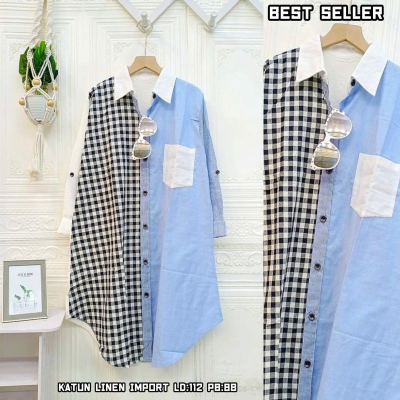 TUNIK KATUN LINEN
