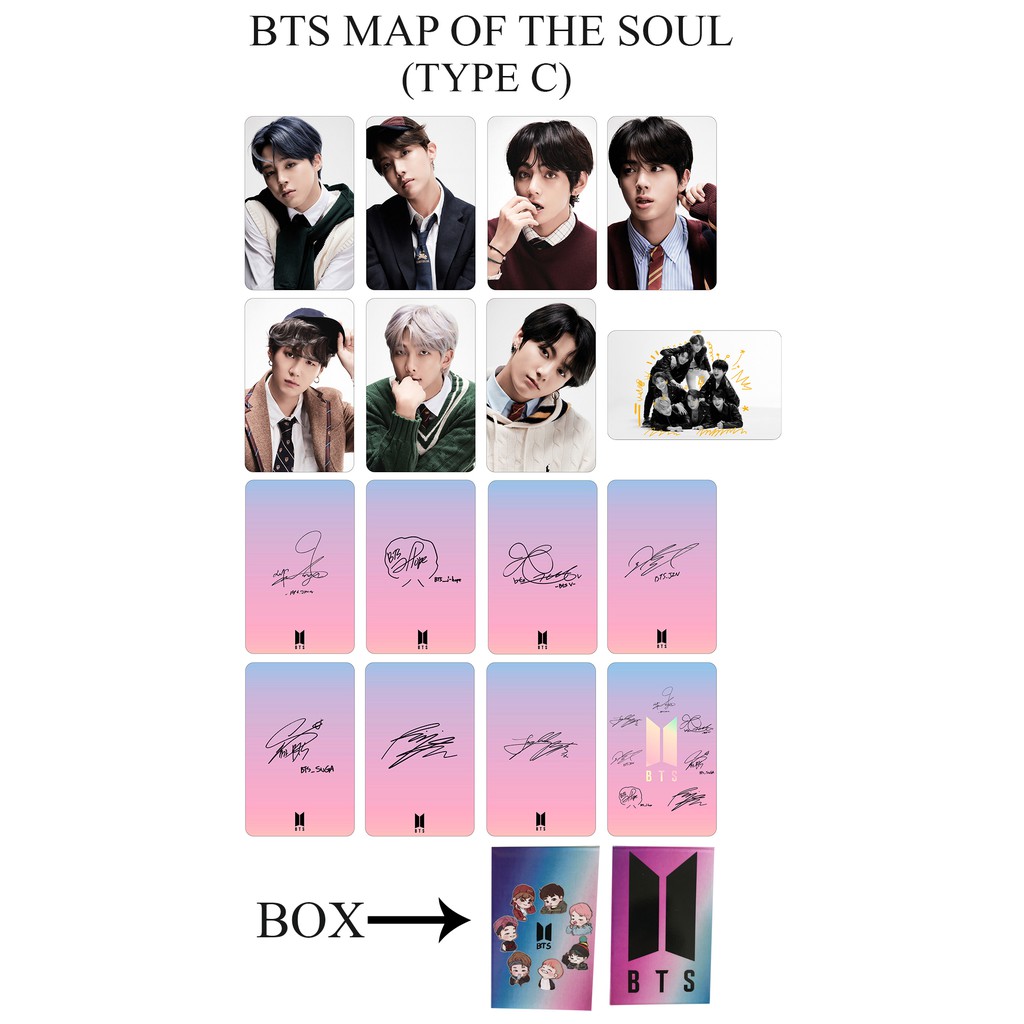 PHOTOCARD MAP OF THE SOUL 7 BTS / BTS MAP OF THE SOUL 7 PHOTOCARD (TYPE C)