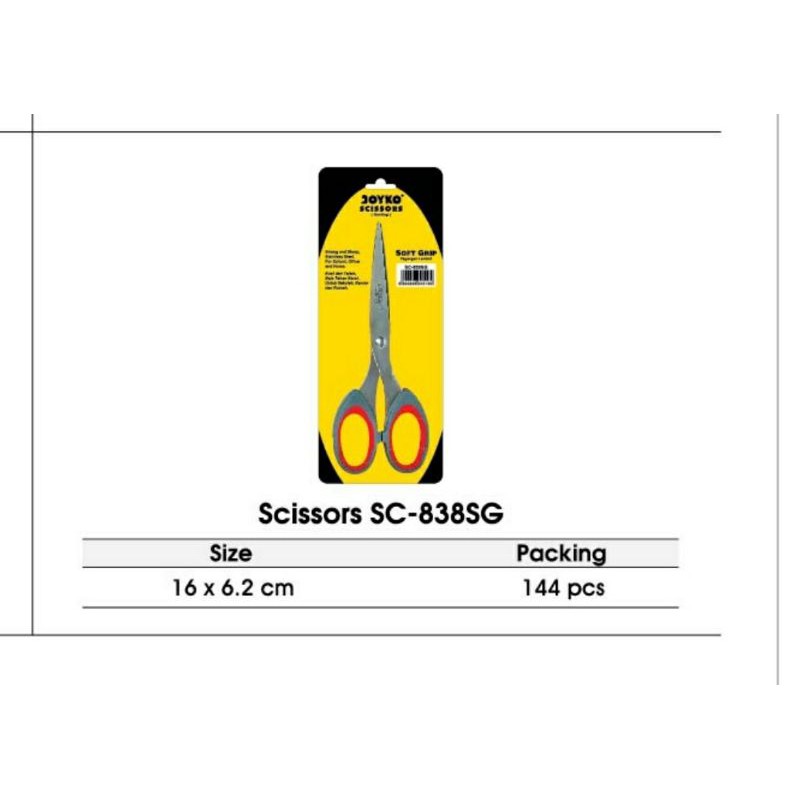 

Gunting Joyko SC-838 SG / Scissors / SC-848 / SC-848 SG